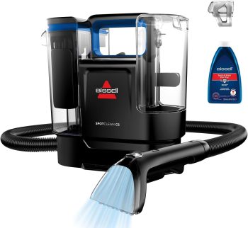 BISSELL SpotClean C5, Lavatrice portatile per tessuti e imbottiti con sistema a tripla azione, ideale per tappeti, divani, interni auto e altro, potente motore da 400 W, 3861N