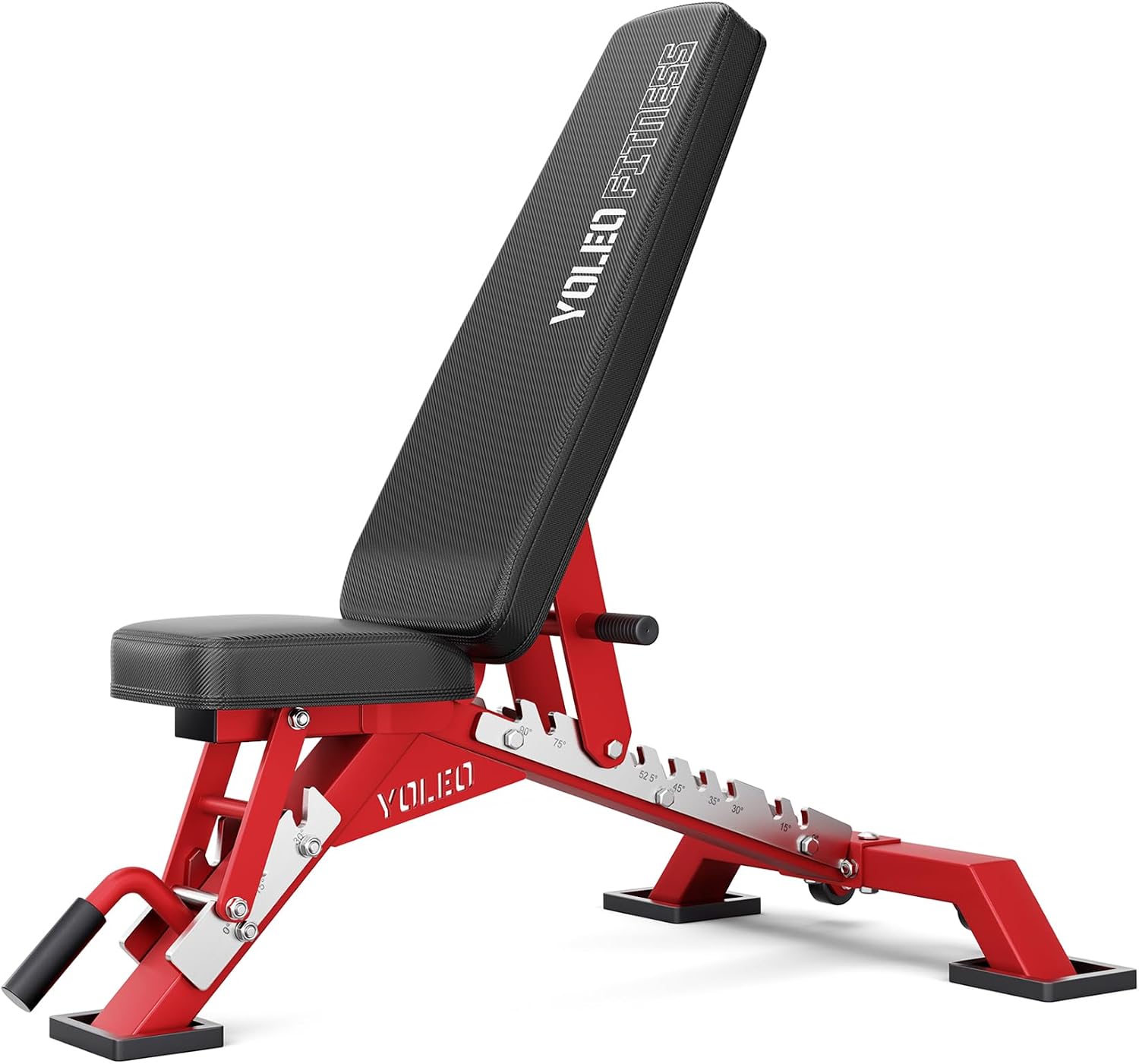 YOLEO Panca pieghevole da 1050 kg, multifunzione, con supporto per schiena e testa e colonna vertebrale, allenamento fitness, panca inclinata