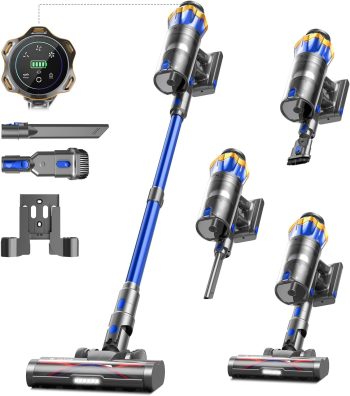 aspirapolvere senza fili 55KPa/650W/70Min Per Animali/Pavimenti/Tappeti