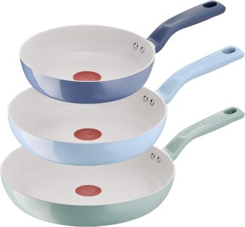 Lagostina Armonia, Set di Padelle Antiaderenti Ø 20/24/28 cm, 3 Pezzi