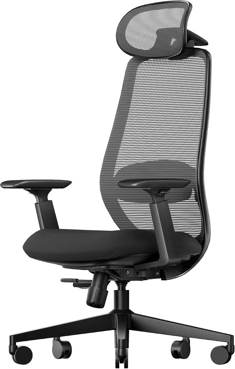 ProtoArc EC200 Sedia da Ufficio Ergonomica con Seduta Scorrevole, Nero