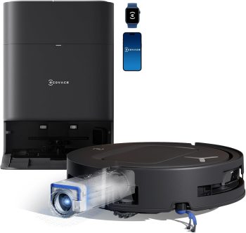 ECOVACS T80 OMNI Robot Aspirapolvere Lavapavimenti 18000 Pa OZMO ROLLER
