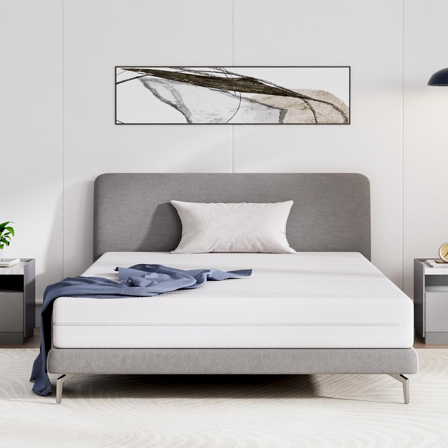 Avenco Materasso Matrimoniale in Memory Foam 160x190, Alto 18 cm