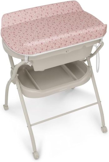Foppapedretti Bath&Co Bagnetto con fasciatoio pieghevole, Rose