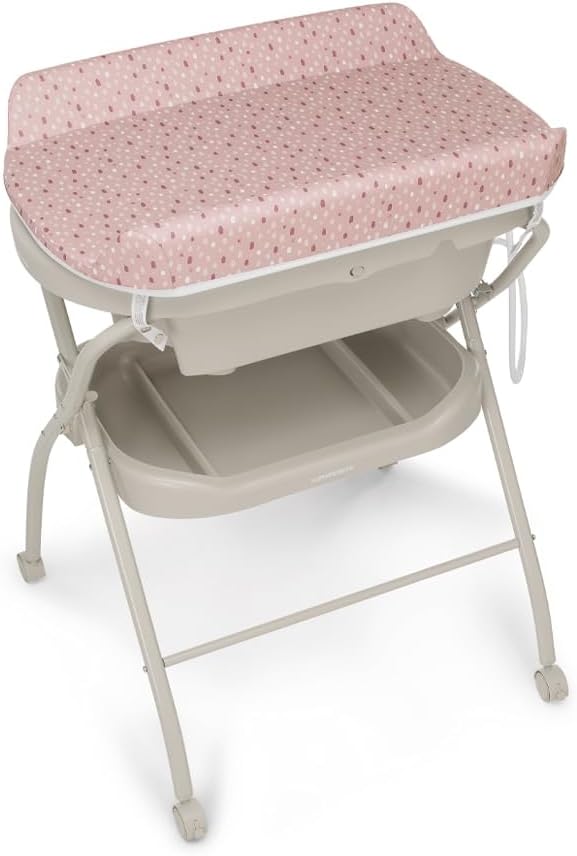 Foppapedretti Bath&Co Bagnetto con fasciatoio pieghevole, Rose