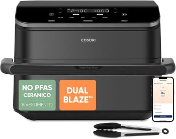 Cosori Twinfry Friggitrice ad Aria 10 Litri Doppio Cestello 5L+5L Con WIFI