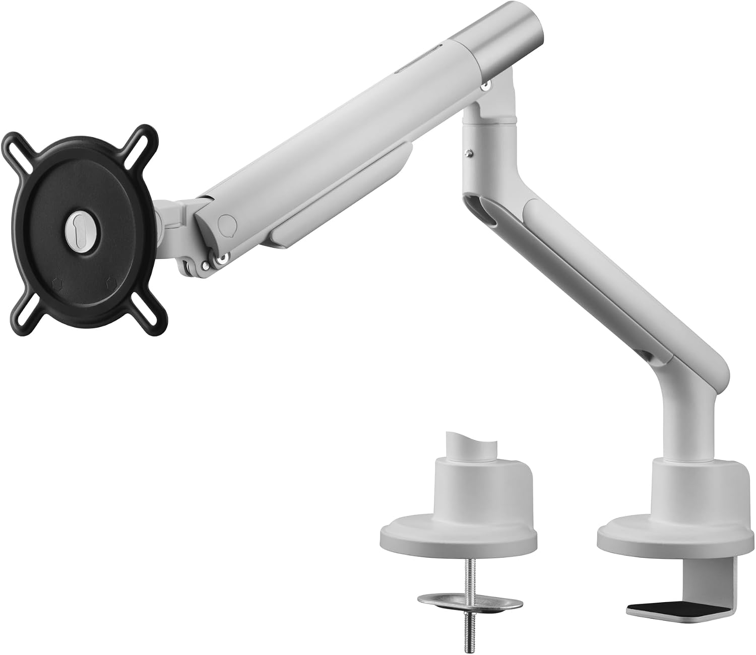 Braccio universale per monitor One for All - 13-35 pollici - VESA 75/100 mm - Regolazione dell'altezza - Inclinazione (80°), rotazione (180°) e rotazione (360°) - 9 kg per schermo - Nero (DM7120)