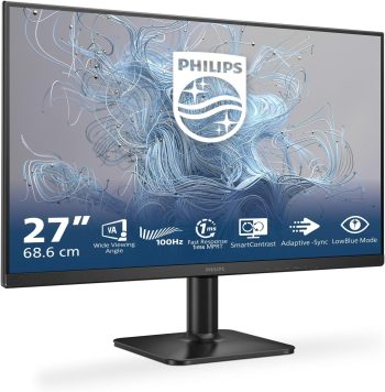 PHILIPS Monitor per PC 27E2N1100L - 27 FHD - VA - 1 ms - 100 Hz - Sincronizzazione adattiva
