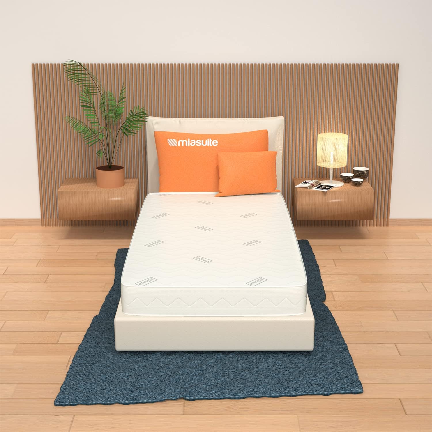 Materasso per Lettino 80x160 cm, Alto 11 cm, Pieghevole, Ortopedico, Indeformabile, Dispositivo Medico Classe 1, Rivestimento Silver, Anallergico, Antiacaro, Traspirante, Made in Italy - Levante