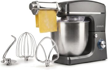 G3 Ferrari G20113 Impastatrice Planetaria 10L con Tirapasta, Grigio-Acciaio