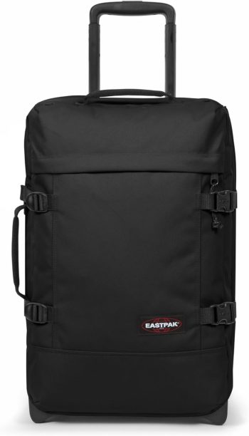 Eastpak Tranverz S Trolley Cabina 42L (51 x 32,5 x 24 cm), valigia bagaglio a mano con ruote, resistente e leggera, doppio scomparto, manico telescopico e TSA lock - BLACK