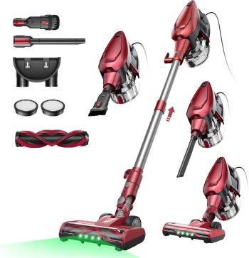 Vexilar C9 Aspirapolvere con filo 70KPa Potente per Tappeti/Pavimenti