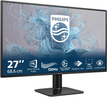 PHILIPS Serie 1000 27E2N1110/00 Monitor PC 68,6 cm [27] 1920 x 1080 Pixel Full HD LCD Nero 27E2N1110-1000 Series - monitor a LED - 27-1920 x 1080 Full HD [1080p] @ 120 Hz - IPS - 300 cd/