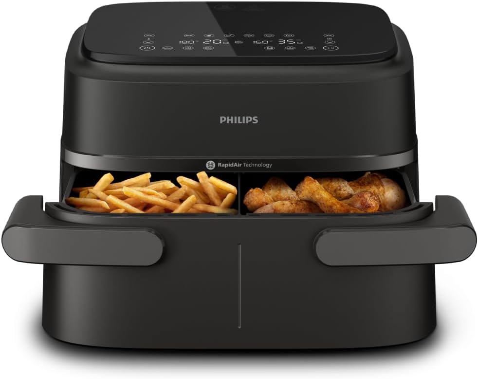 Philips Airfryer 1000 - Friggitrice ad aria con Cestello Flexi da 7.1L