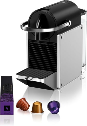 Nespresso Kaffeekapselmaschine Delonghi En 127.s Silber/ Schwarz