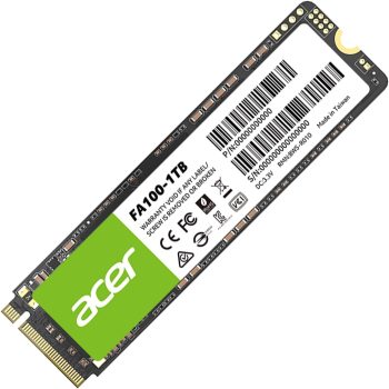 Acer FA100 SSD M.2 2280 PCIe Gen3 x4 NVMe 1TB HMB+SLC