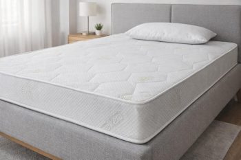 Materasso in MEMORY FOAM Piazza e Mezza Ortopedico 120 x 200 altezza 20 cm, rivestimento in aloe vera, altamente traspirante, anallergico e adatto a qualsiasi tipo di utilizzo. (H20, 120 x 200)