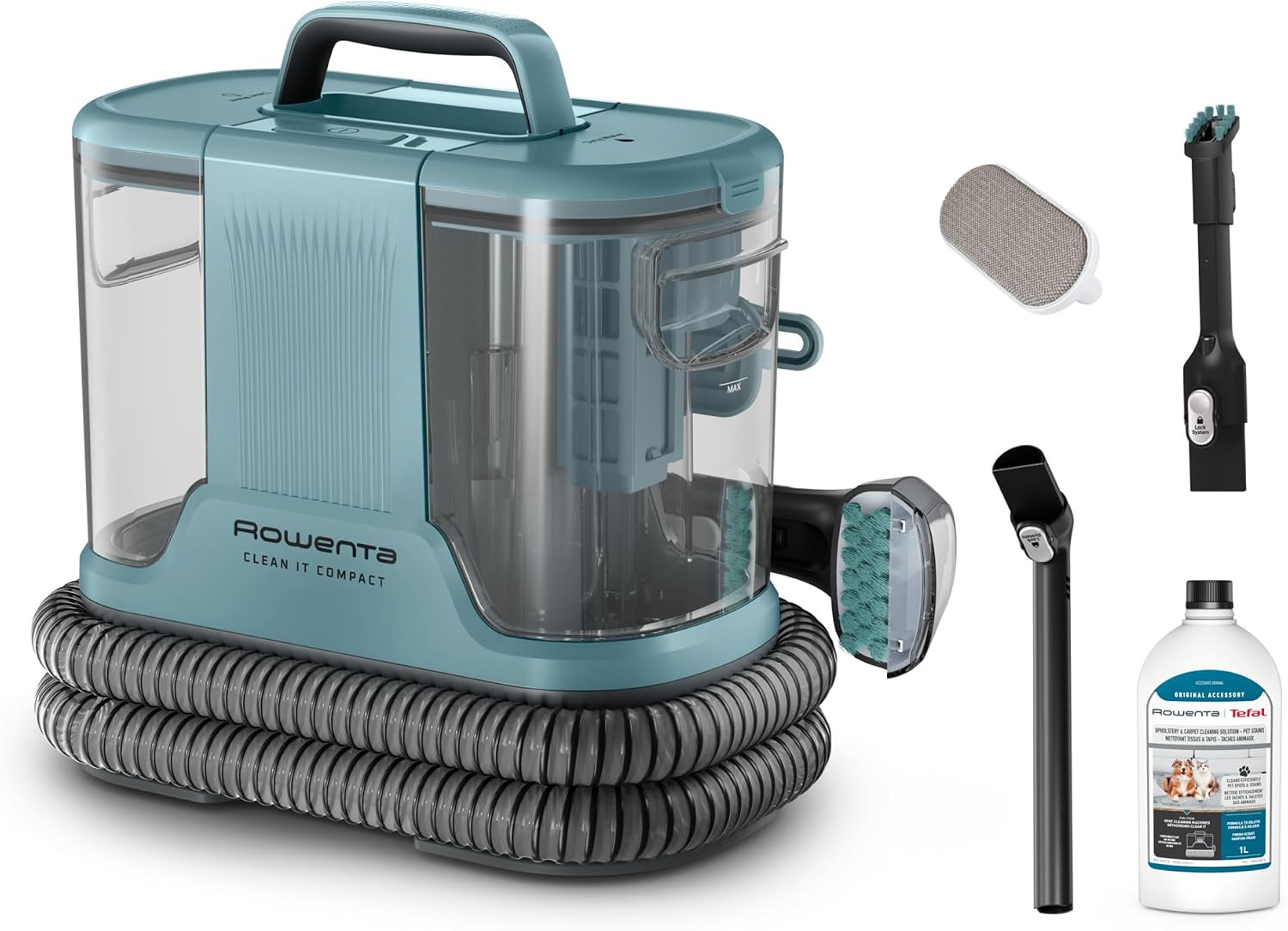 Rowenta Clean It, Smacchiatore Portatile, Meaning Blue, IN3021